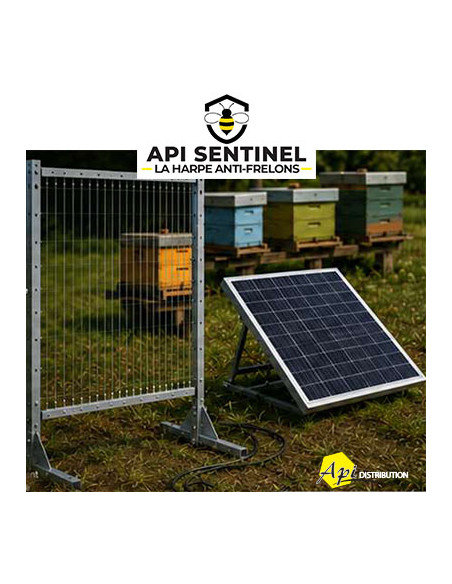 KIT 2 HARPES PHOTOVOLTAIQUES 40W CONTRE LE FRELON API SENTINEL