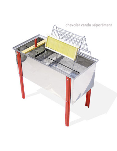 BAC A DESOPERCULER LANGSTROTH INOX 1 mètre 100x49,5x46 LEGA