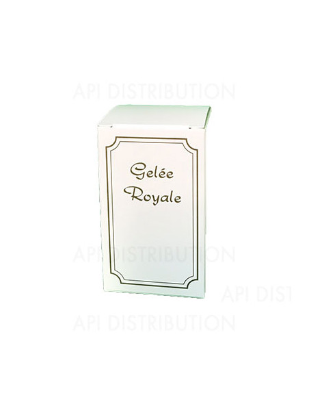 BOITE BLANCHE POUR ISO PM - Ecriture dorée Gelée Royale