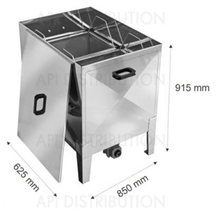 CHAUDIERE A CIRE RECTANGULAIRE ELECTRIQUE 30 CADRES LEGA