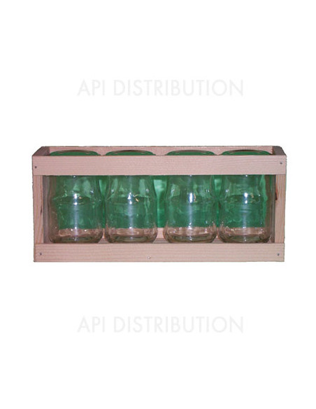 COFFRET BOIS POUR 4 POTS ATLAS 125G EN TO48