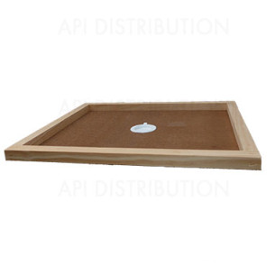 COUVRE CADRE LANGSTROTH HAUT 35MM AVEC TROU CENTRAL ET BOUCHON