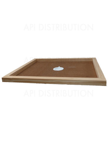 COUVRE CADRE LANGSTROTH HAUT 35MM AVEC TROU CENTRAL ET BOUCHON