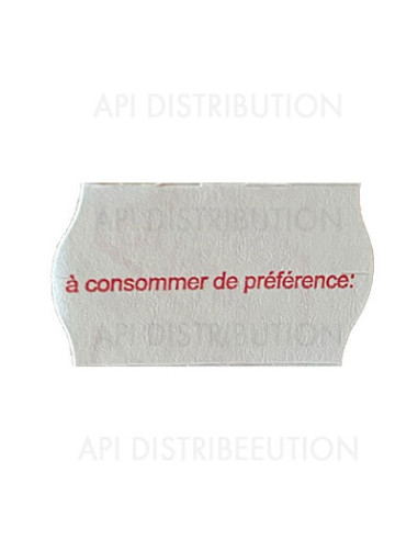 ETIQUETTES "ACPAL" 2 LIGNES ROULEAU 1500