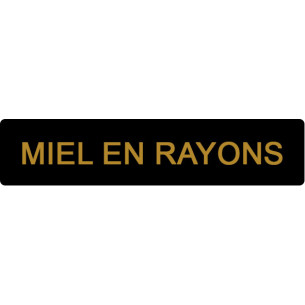 ETIQUETTE EN RAYONS ROULEAU DE 1000 NOIR ET OR