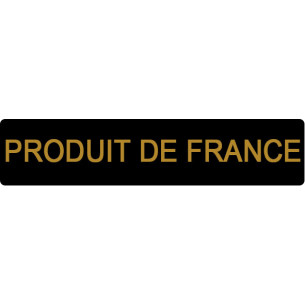 ETIQUETTE PRODUIT DE FRANCE ROULEAU DE 1000 NOIR ET OR