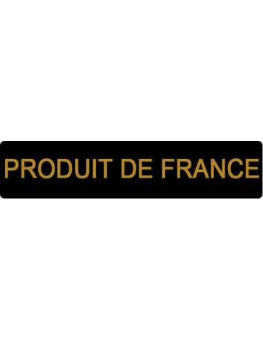 ETIQUETTE PRODUIT DE FRANCE ROULEAU DE 1000 NOIR ET OR