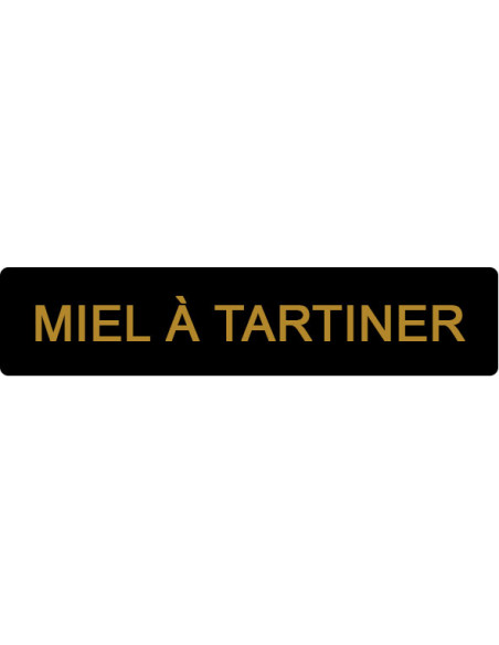 ETIQUETTE A TARTINER ROULEAU DE 1000 NOIR ET OR